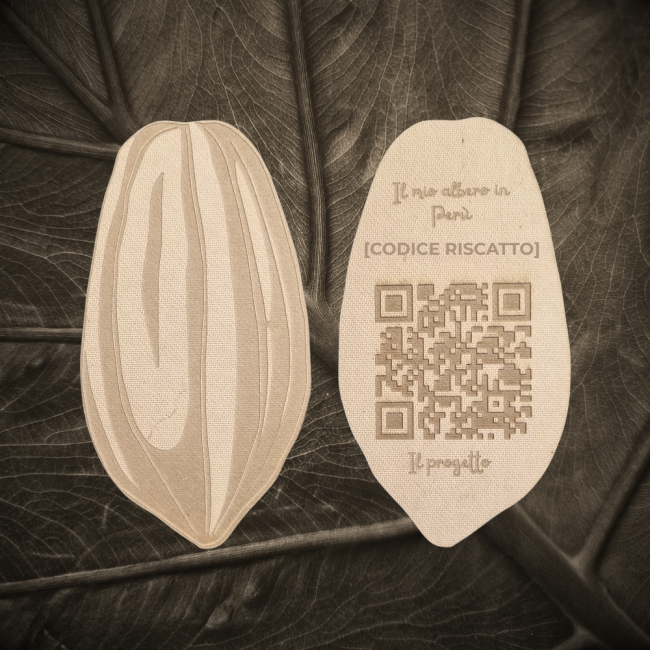 Segnalibro biodegradabile - sostieni il progetto Difesa dell'Amazzonia